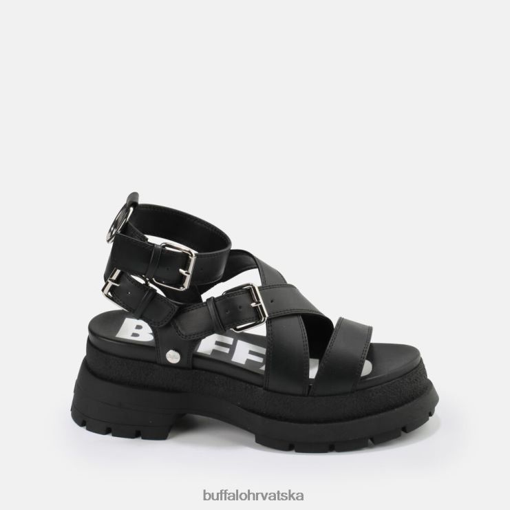 crno Buffalo rude up sandala s platformom veganska |sandale TDD6T764